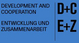 Logo: D+C Development and cooperation