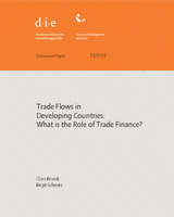 Trade flows in developing countries: what is the role of trade finance?