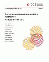 The implementation of sustainability taxonomies: the case of South Africa