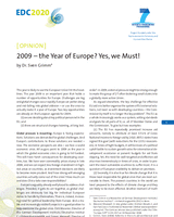 2009 - the year of Europe? Yes, we must!
