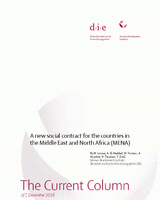 A new social contract for the countries in the Middle East and North Africa (MENA)