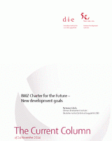BMZ Charter for the Future – New development goals