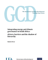 Integrating energy and climate governance in South Africa: drivers, barriers and the shadow of hierarchy