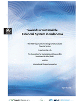 Towards a sustainable financial system in Indonesia