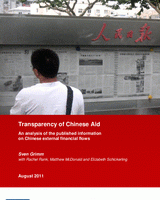 Transparency of Chinese Aid: an analysis of the published information on Chinese external financial flows