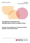 Cover: Workshop summary: Prospects and challenges for cooperation between Republic of Korea and Germany