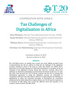 Tax challenges of digitalization in Africa