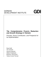 The comprehensive poverty reduction and growth strategy in Vietnam. Process, donor contribution, and prospects for its implementation