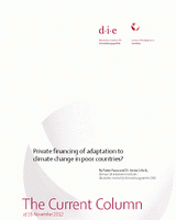 Private financing of adaptation to climate change in poor countries?