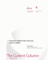 Poverty in welfare state Germany: myth or reality?