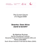 Desertec: does Africa stand to benefit?