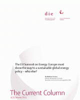 The EU summit on energy: Europe must show the way to a sustainable global energy policy – who else?