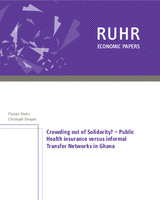 Crowding out of solidarity?  Public health insurance versus informal transfer networks in Ghana