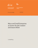 Micro and small enterprises as drivers for job creation and decent work