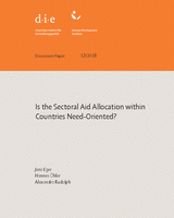 Is the sectoral aid allocation within countries need-oriented?