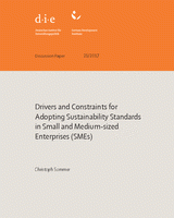 Drivers and constraints for adopting sustainability standards in small and medium-sized enterprises (SMEs)