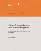 Climate change adaptation from a gender perspective: a cross-cutting analysis of development-policy instruments