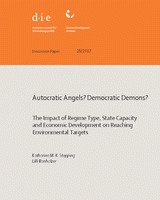Autocratic angels? Democratic demons? The impact of regime type, state capacity and economic development on reaching environmental targets