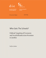 Who gets the schools? Political targeting of economic and social infrastructure provision in Zambia