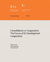 Consolidation or cooperation: the future of EU development cooperation