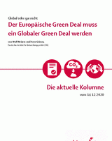 Der Europäische Green Deal muss ein Globaler Green Deal werden