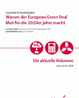 Warum der European Green Deal Mut für die 2020er Jahre macht