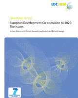 European development co-operation to 2020: the issues