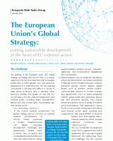 The European Union’s global strategy: putting sustainable development at the heart of EU external action
