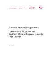 Economic Partnership Agreements: Consequences for Eastern and Southern Africa with special regard to Food Security