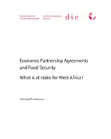 Economic Partnership Agreements and Food Security: What is at stake for West Africa?
