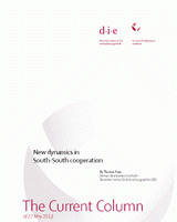 New dynamics in South-South cooperation