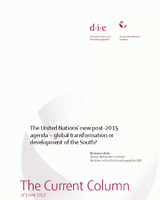 The United Nations’ new post-2015 agenda – global transformation or development of the South?