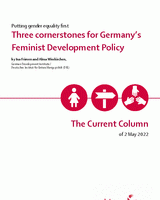 Three cornerstones for Germany’s Feminist Development Policy