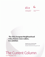 The 2015 European Neighbourhood Policy Review: more realism, less ambition