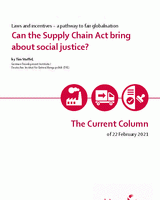 Can the Supply Chain Act bring about social justice?
