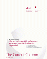 Why we need new guidelines for private sector engagement in development cooperation