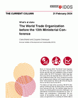 The World Trade Organization before the 13th Ministerial Conference