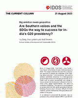 Are Southern voices and the SDGs the way to success for India’s G20 presidency?