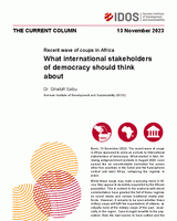 What international stakeholders of democracy should think about