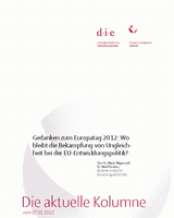 Gedanken zum Europatag 2012: wo bleibt die Bekämpfung von Ungleichheit bei der EU-Entwicklungspolitik?