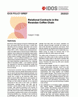 Relational contracts in the Rwandan coffee chain
