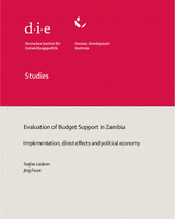 Evaluation of budget support in Zambia: implementation, direct effects and political economy