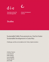 Sustainable public procurement as a tool to foster sustainable development in Costa Rica: challenges and recommendations for policy implementation