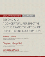 Beyond aid: a conceptual perspective on the transformation of development cooperation